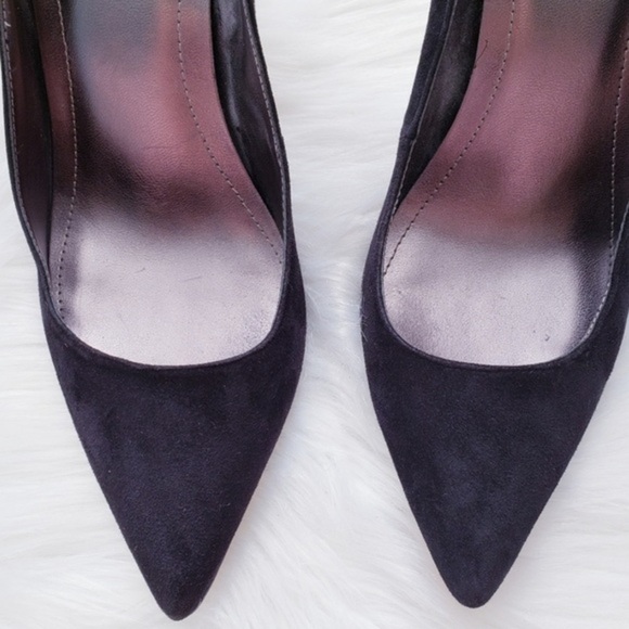 Calvin Klein Brystal Suede Mary Jane Metallic Pump - Picture 5 of 7